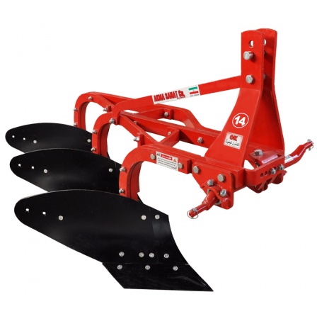 گاوآهن برگرداندار یکطرفه سه خیش ابرهارد ۱۴ اینچ super